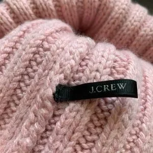 J. Crew | Accessories | Jcrew Pink Cozy Ribknit Wool Hat  display picture 2